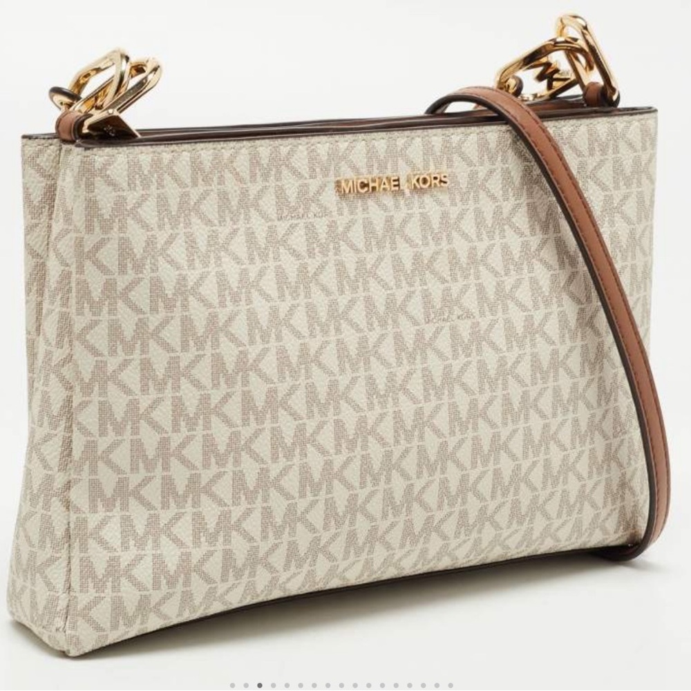 MICHAEL KORS Trisha Medium Logo Crossbody Bag